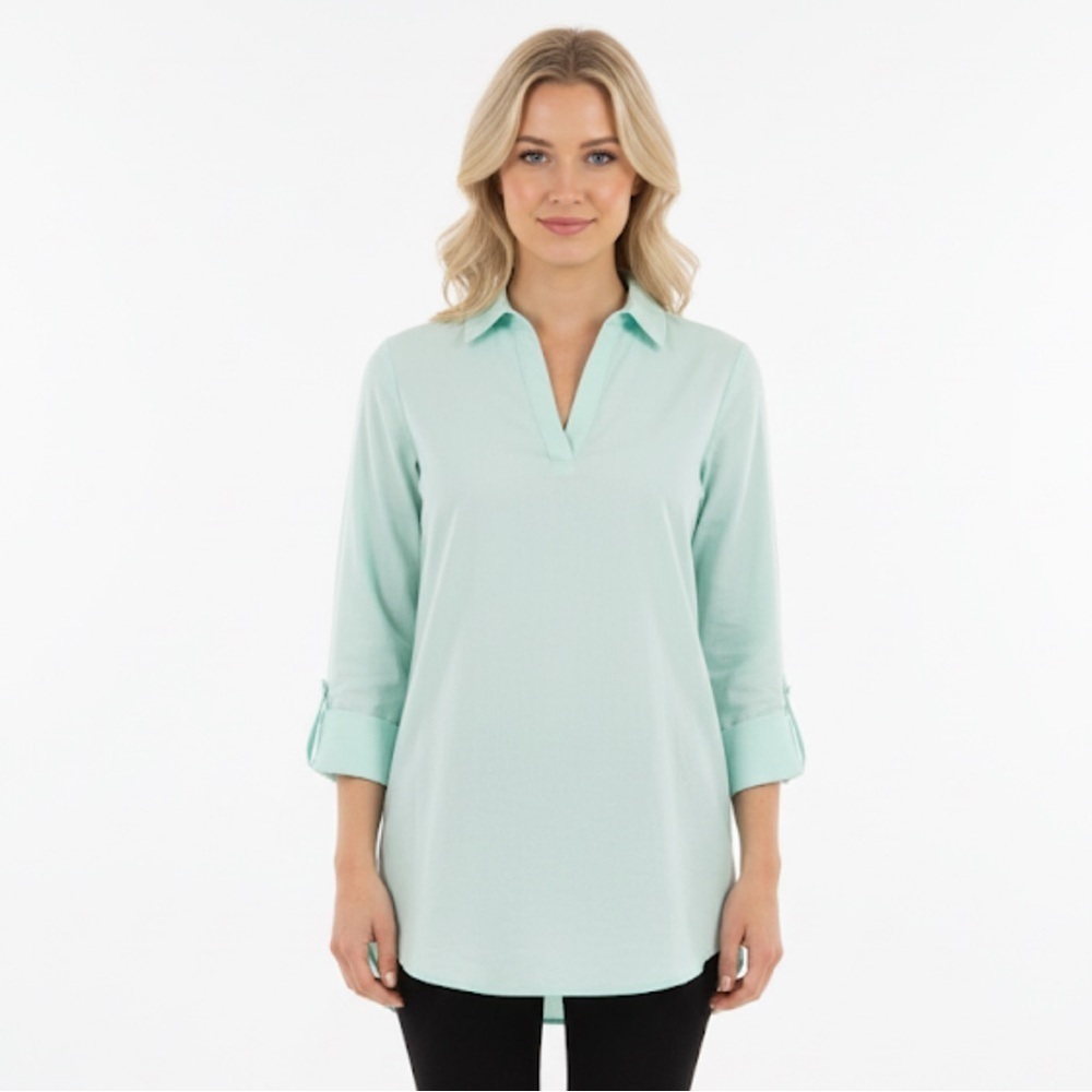 Michael Stars small mint green tunic top